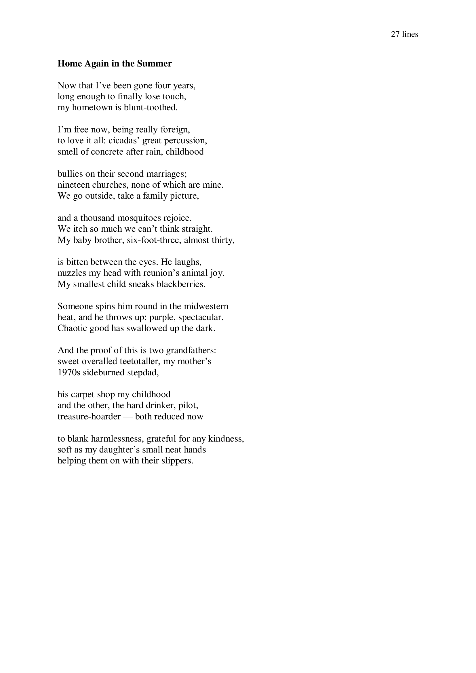 HC- Home again in the Summer by Esther Lay-1